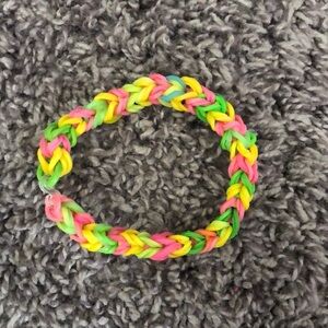 GREEN YELLOW PINK BRACELET